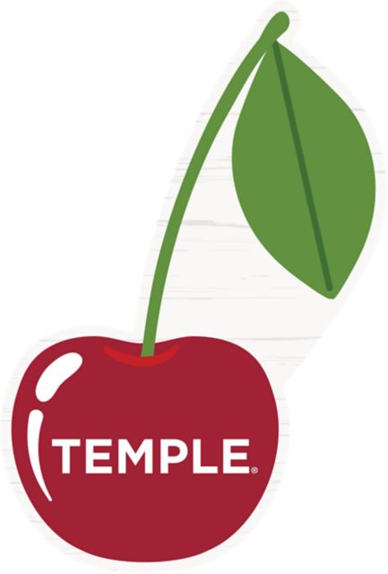 Temple University Cherry Magnet