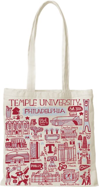 Temple University Julia Gash Tote Bag: Temple University