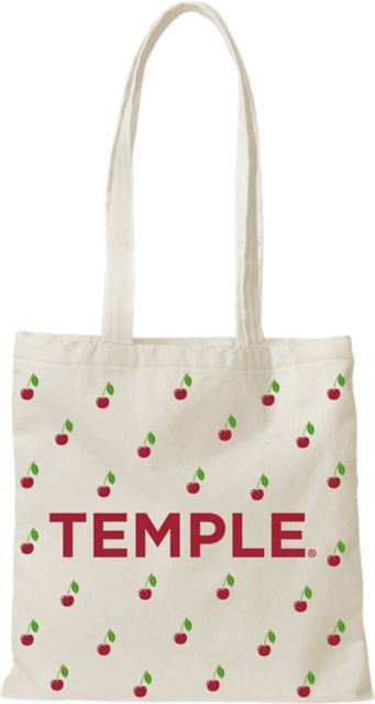 Temple University Cherry Tote Bag