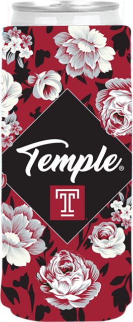 Temple University Owls Slim Can Coozie