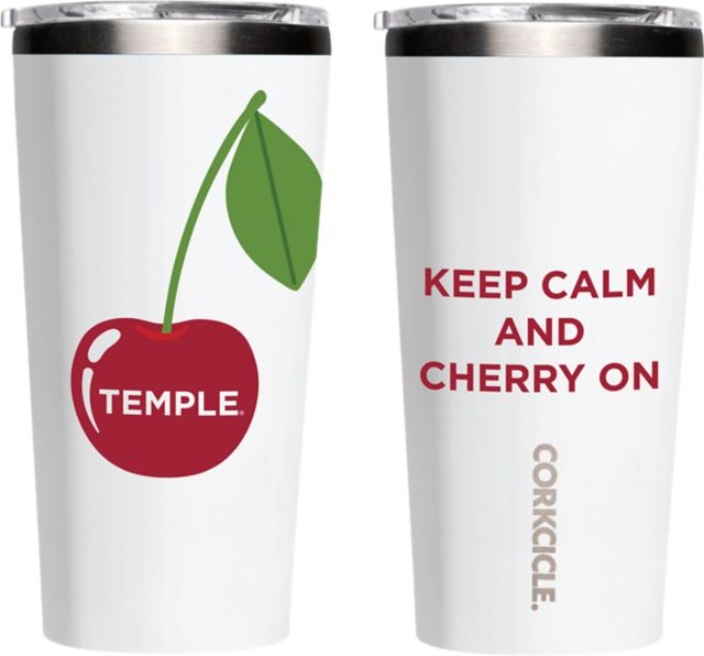 Temple University Cherry 16 oz. Corkcicle Tumbler