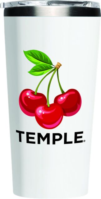 Temple University Cherry Corkcicle Tumbler