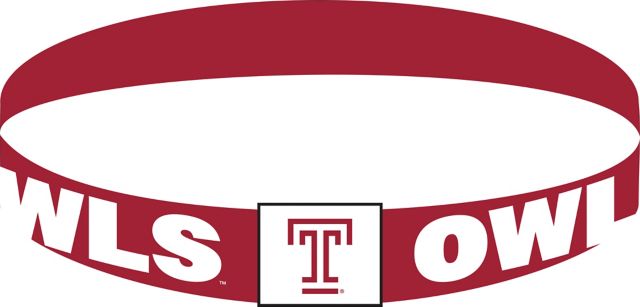 Temple University Elastic Wristband