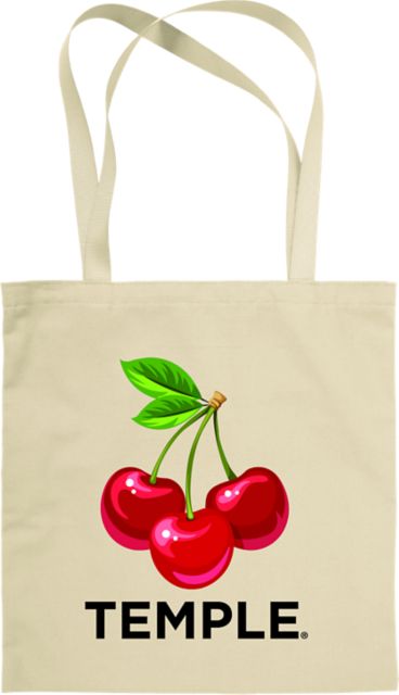 Temple University Cherry Tote Bag