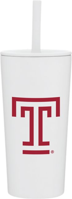 Temple University 20 oz. Gatlinburg Tumbler with Straw