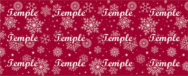 Temple University 10" Wrapping Paper