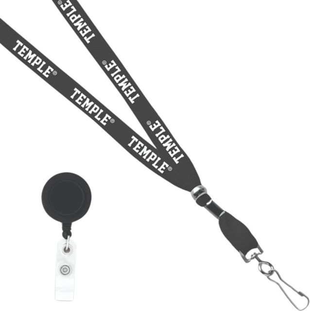 Temple University Owls Card Clamp Lanyard