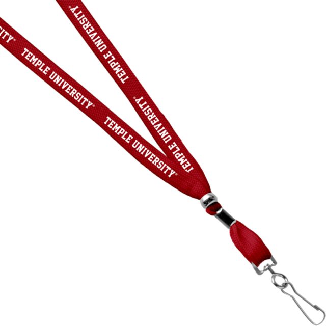 Temple University Card Dispenser Lanyard