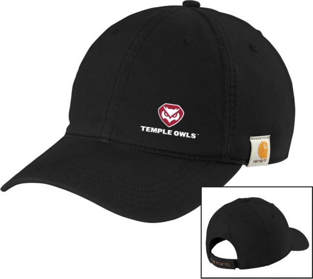 Temple University Adjustable Canvas Cap