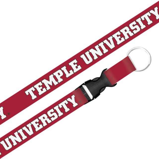 Temple University Lanyard with Buckle