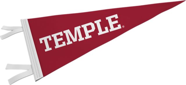 Temple University 9 x 24 Pennant