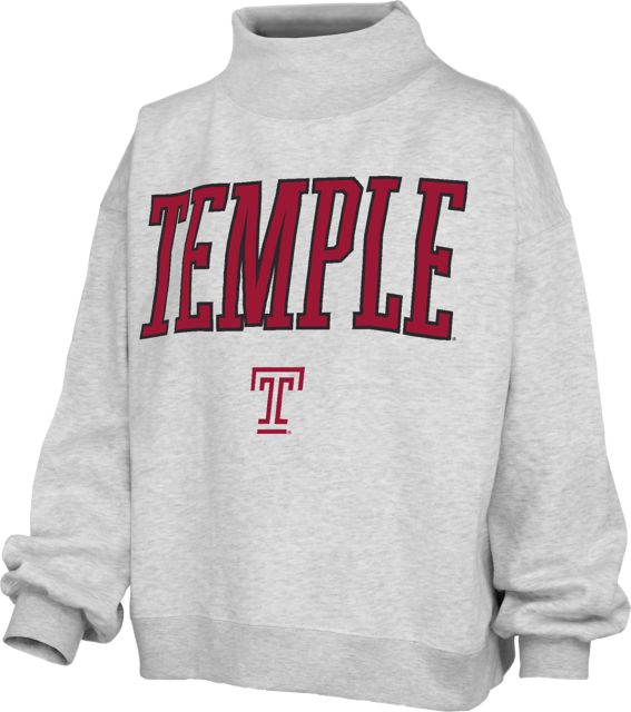 Temple University Women's Lingo Mockneck Sweatshirt