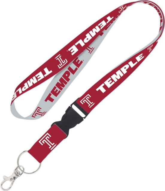 Temple University 1" Buckle Lanyard