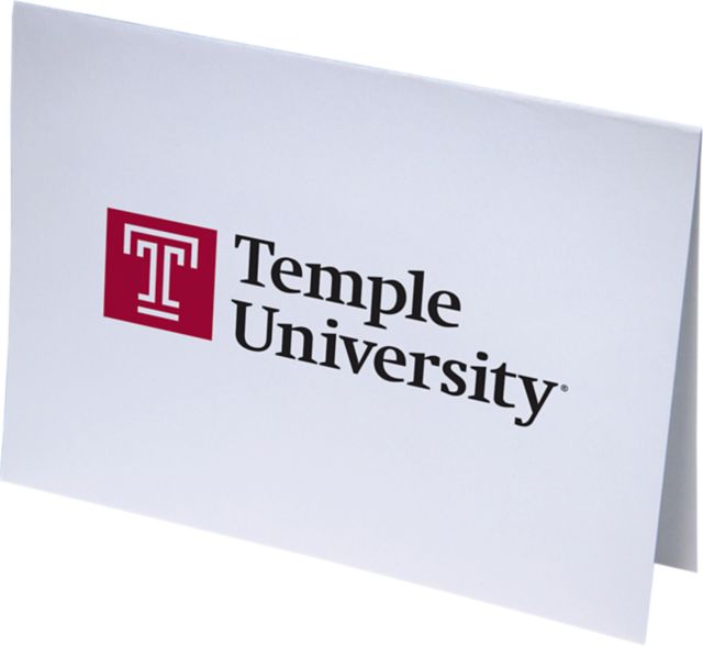 Temple University 10 Pack Notecard