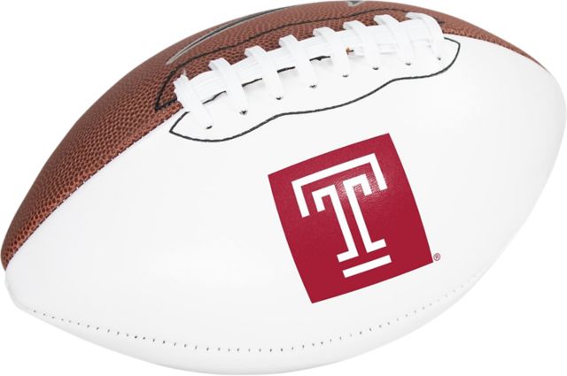 Temple University Autograph Football