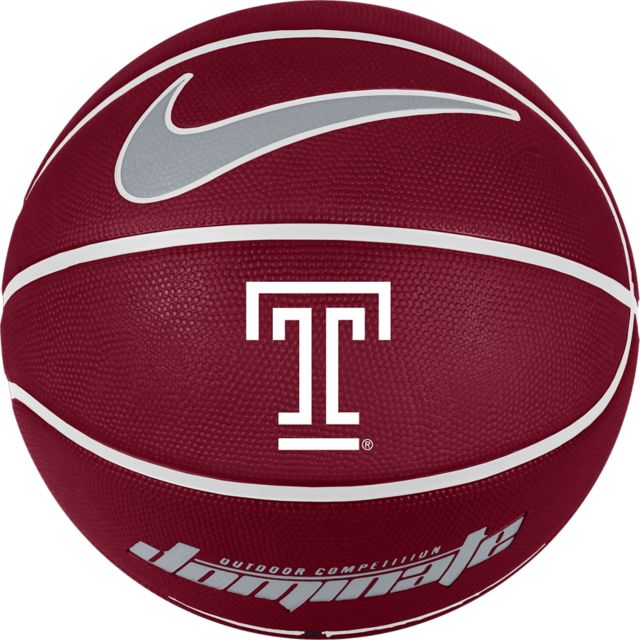 Temple University Full Size Rubber Basketball