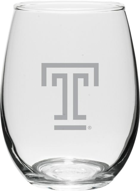Temple University 15 oz. Wine Glass