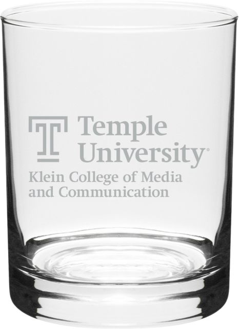 Temple University 16 oz. Wine Glass