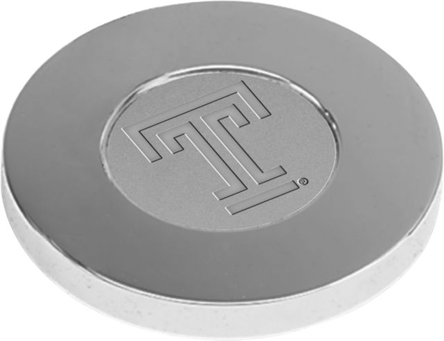 Temple University 2.25'' Engraved Paper Weight