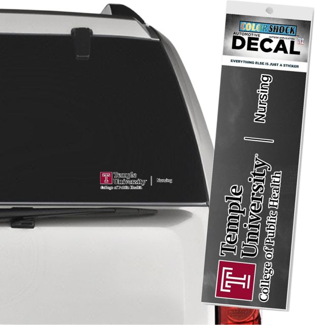 Temple University College of Public Health Decal