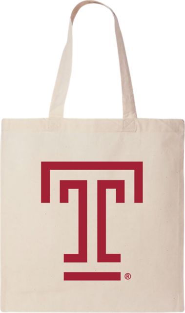 Temple University 15 x 16 Canvas Tote Bag