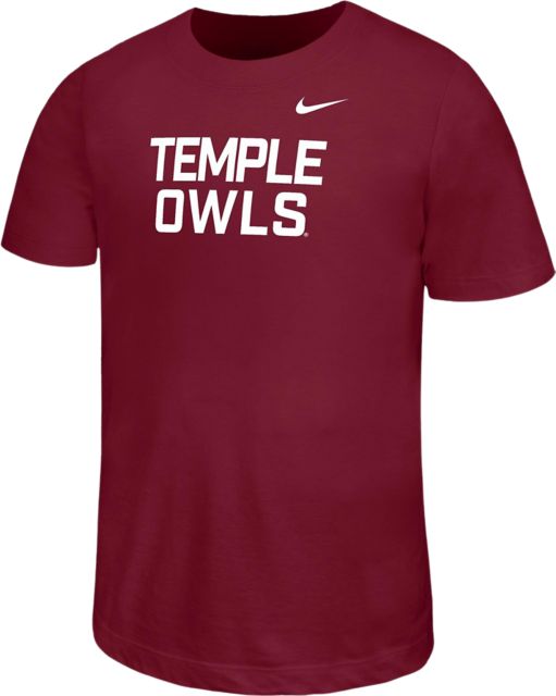 Temple University Owls Youth Legend Short Sleeve T-Shirt