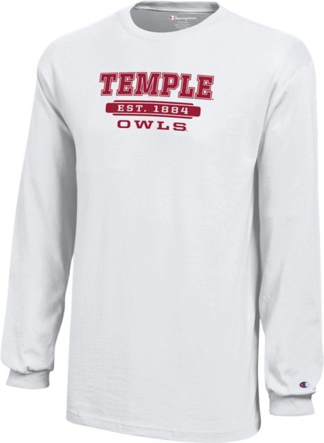 Temple University Youth Owls Long Sleeve T-Shirt