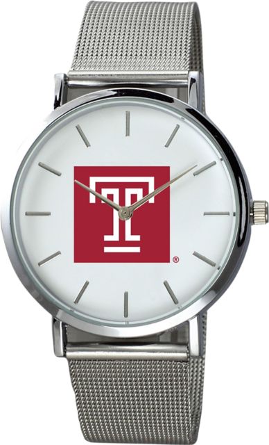 Temple University 40mm Stainless Steel Watch