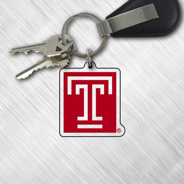 Temple University Owls Keychain