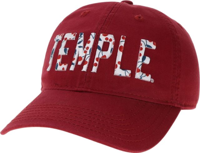 Temple University Cherry Relaxed Twill Cap