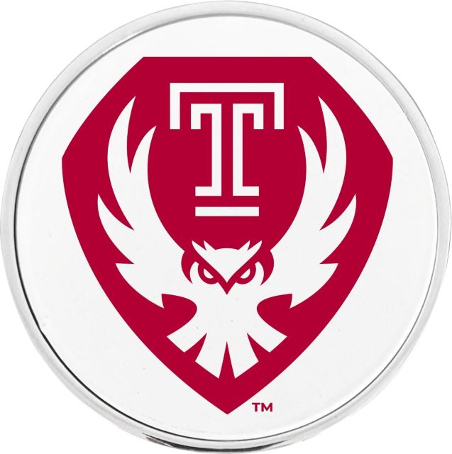 Temple University Owls Circle Adhesive Emblem