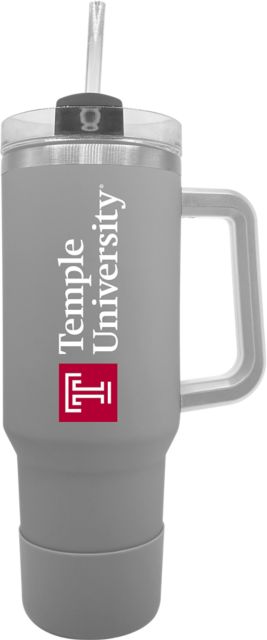 Temple University 40 oz. Tumbler with Straw