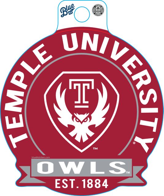 Temple University Owls Sticker