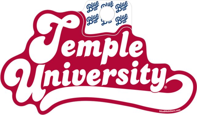 Temple University Full-Size Sticker