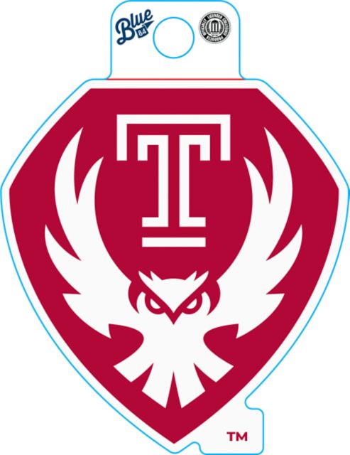 Temple University Full Size Sticker