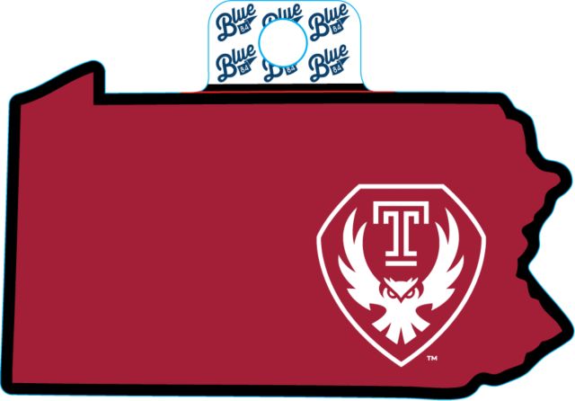 Temple University Full Size Sticker