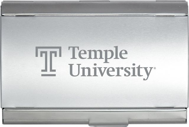 Temple University Business Card Case