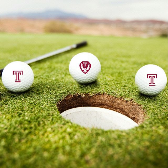 Temple University Owls Golfball 3-Pack