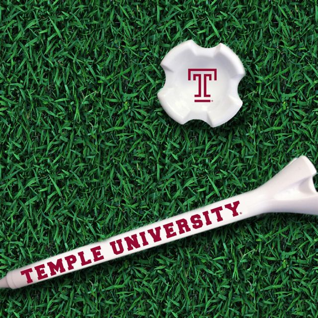 Temple University 8 Pack Golf Tees