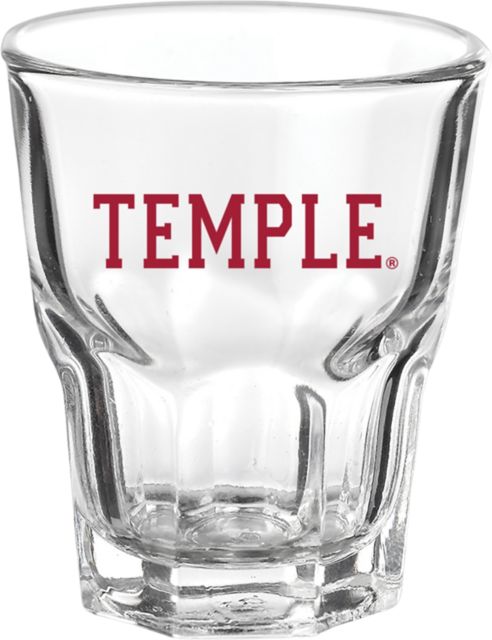 Temple University 1.5 oz. Collectors Glass