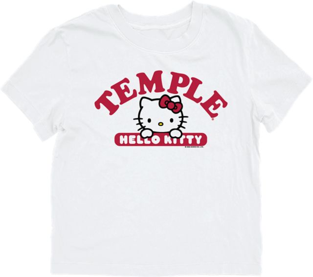 Temple University Hello Kitty Women's Dyed Short Sleeve T-shirt