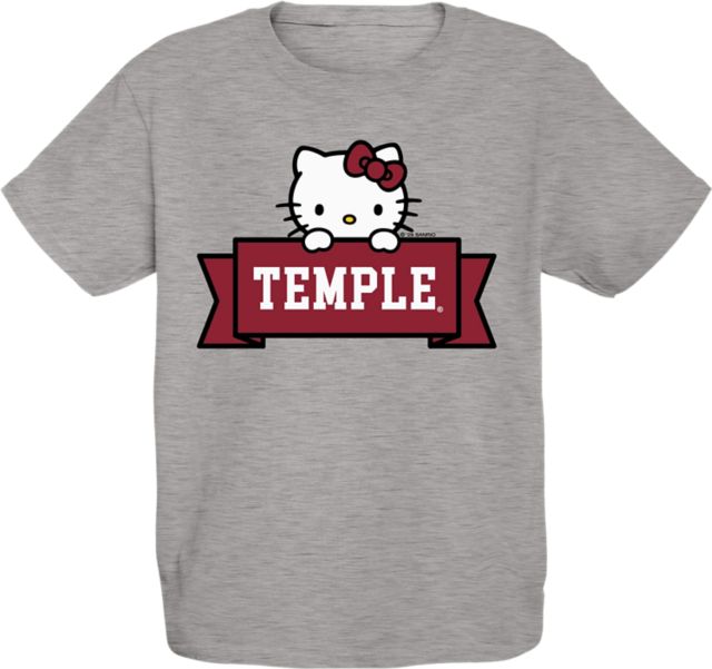 Temple University Hello Kitty Youth Short Sleeve T-Shirt