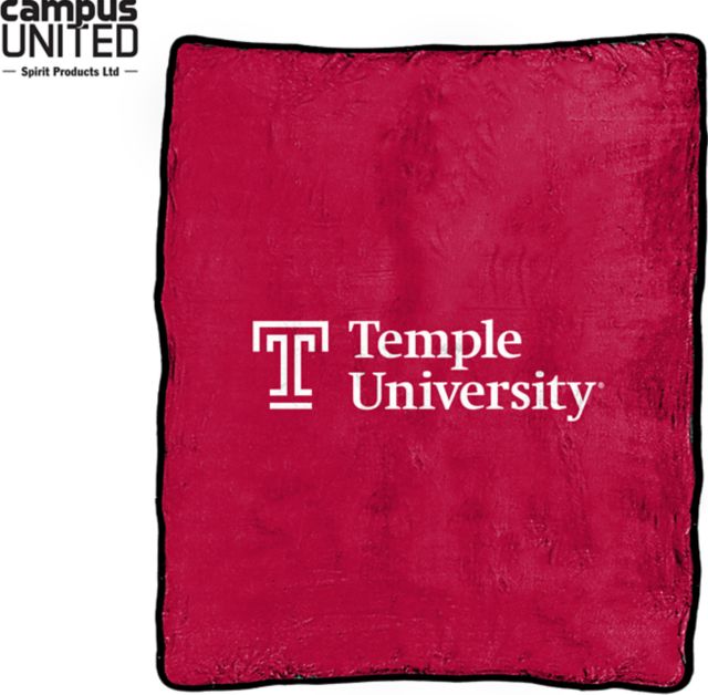 Temple University Silk Touch Throw Blanket