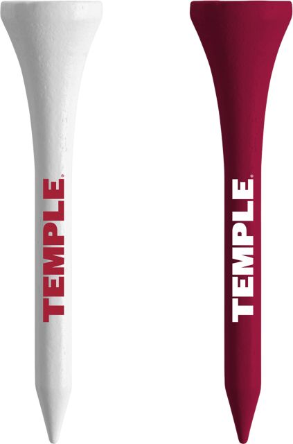 Temple University Golf Tee - 50 Pack