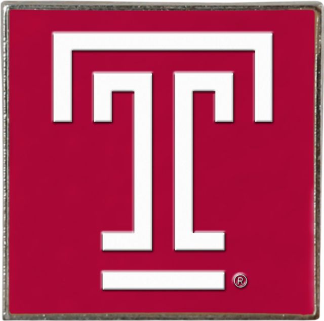 Temple University Square Lapel Pin