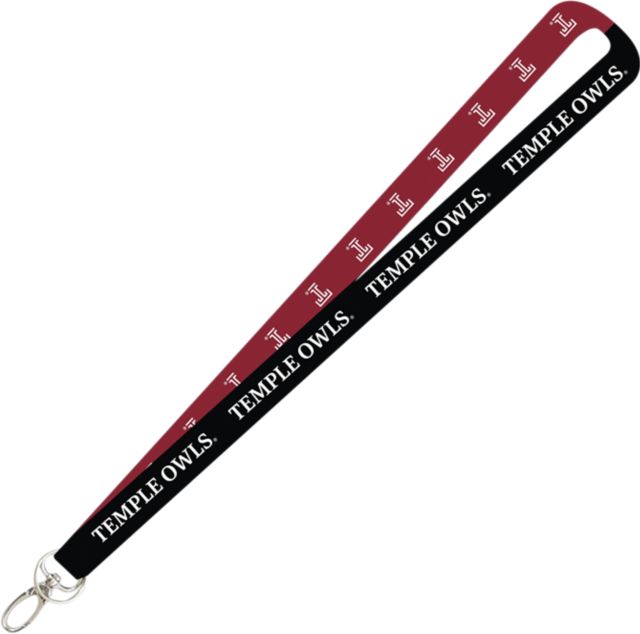 Temple University 3-4'' Lanyard
