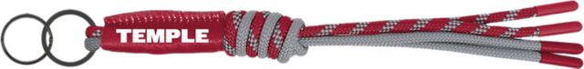 Temple University Knotted Loop Keychain