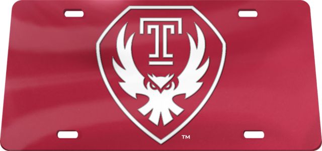 Temple University License Plate