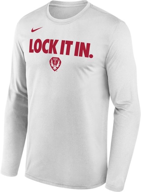 Temple University Basketball Long Sleeve Bench T-Shirt