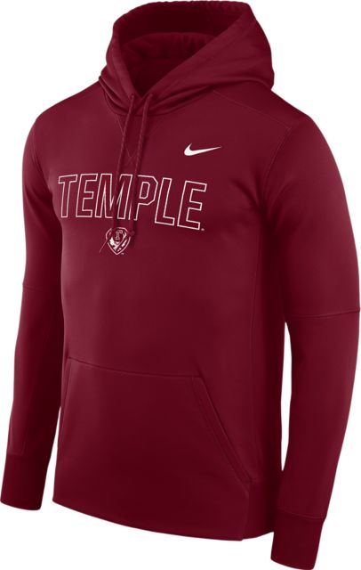 Temple University Therma-Fit Hooded Sweatshirt